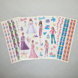 Vintage Sandylion Barbie Scrapbooking Sticker Lot